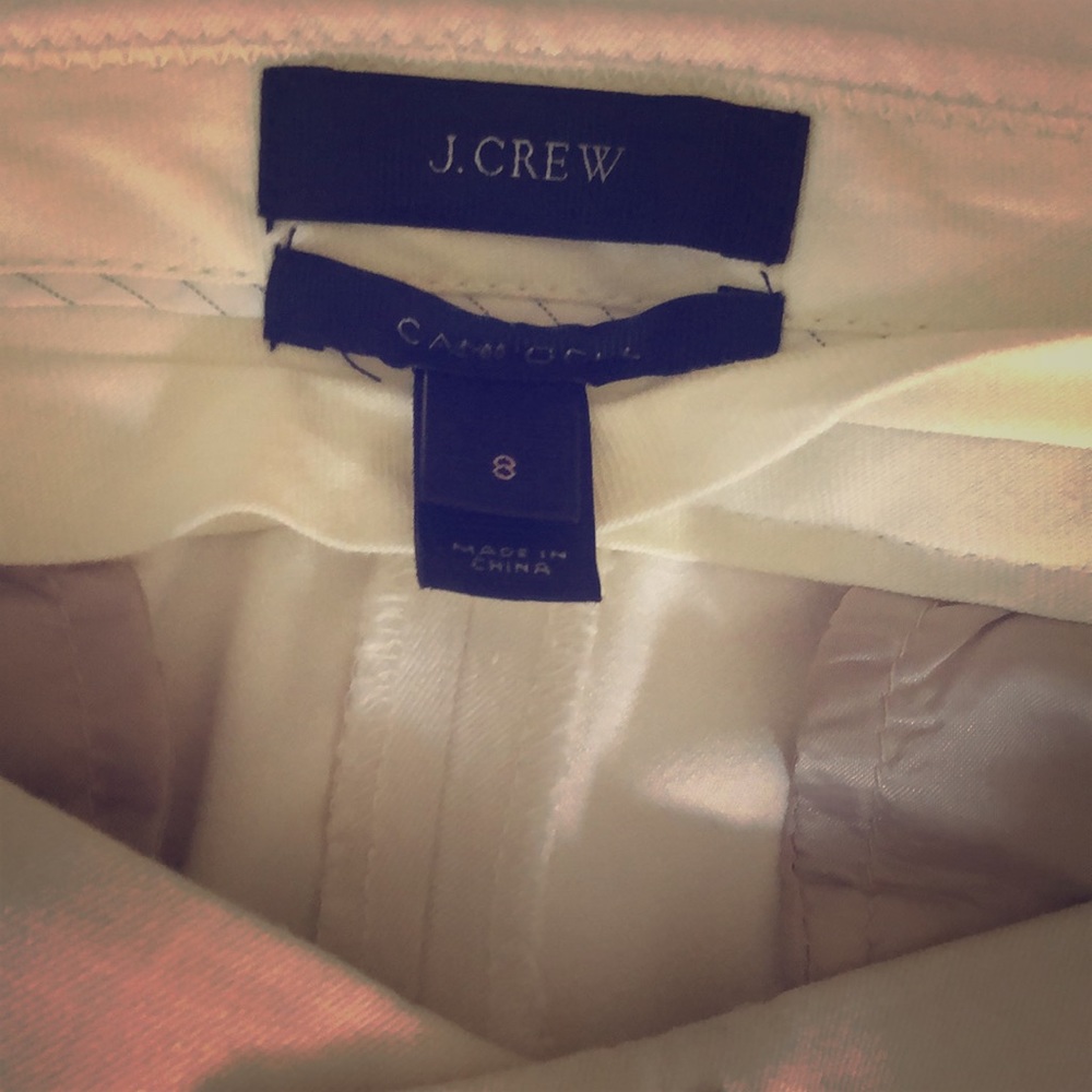 White j.crew Campbell pant